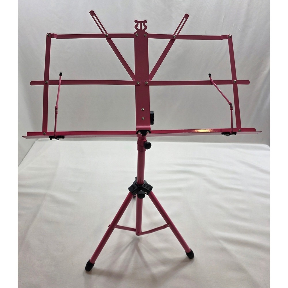 KASONIC MS-102PK Professional Collapsible/Portable‎ Adjustable Pink Music Stand